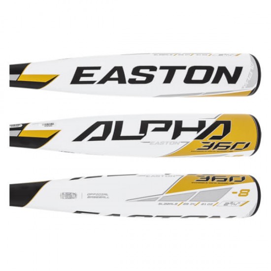 Easton Alpha 360 -8 USSSA Baseball Bat: SL20AL8 On Sale