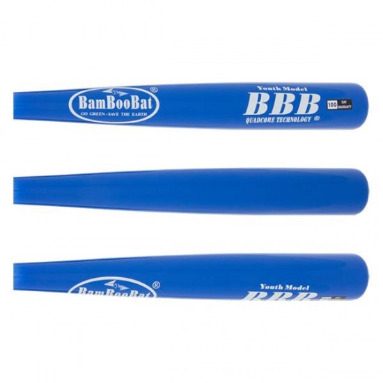 BamBooBat Bamboo Wood Youth Baseball Bat: YHWBU100D On Sale