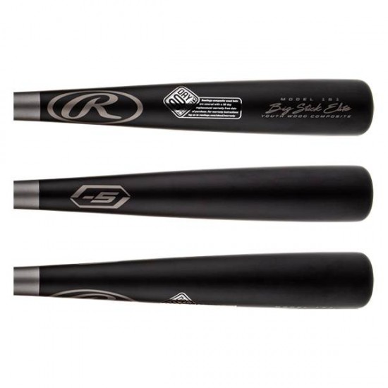 Rawlings Big Stick Elite Maple/Bamboo Composite Youth Wood Baseball Bat: Y151CB On Sale