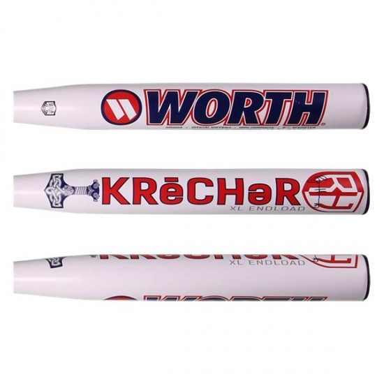 Worth Krecher Ryan Harvey 13.5&quot; XL USA Slow Pitch Softball Bat: WRH21A Promotions