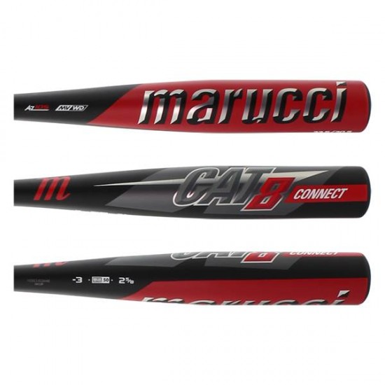 Marucci CAT8 Connect Black BBCOR Baseball Bat: MCBCC8CB On Sale