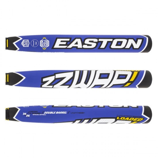 2022 Easton Comic ZZWAP Fire Flex 13&quot; Loaded USA Slow Pitch Softball Bat: SP21ZAPL Promotions
