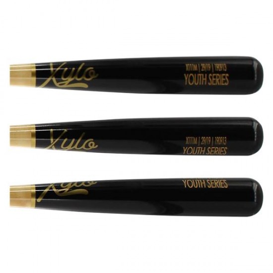 Xylo Youth Series -10 Maple Wood Baseball Bat: X111 Natural/Black On Sale