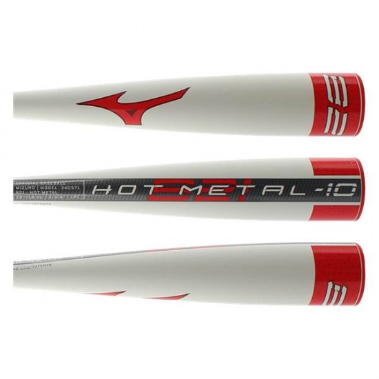 Mizuno Hot Metal -10 USSSA Baseball Bat: SL21HM10 HOT SALE
