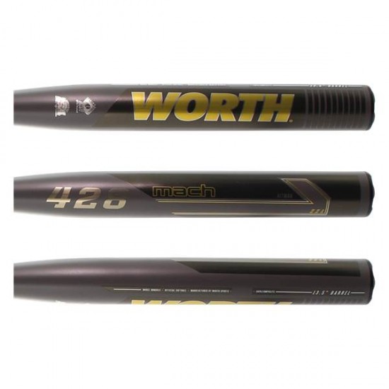 Worth Mach 1 Hitman 13.5&quot; XXL Senior Slow Pitch Softball Bat: WMDRSS Promotions